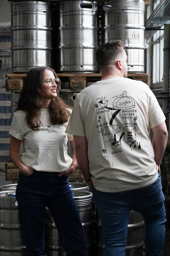 T-Shirt Brauprozess (beige)